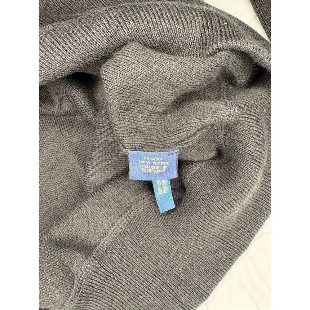 Polo Ralph Lauren black crewneck cotton sweater - XL